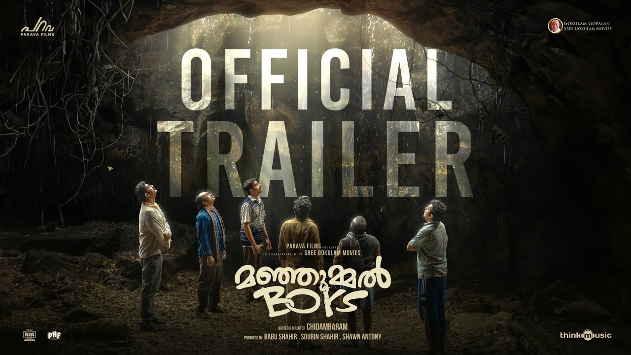 [Watch] The untold real story of the Manjummel Boys. In 2006, a trip by ten friends from Kochi turned into a life-threatening adventure available on OTT